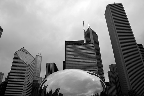 Cloudy Cloud Gate