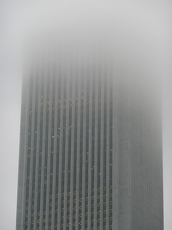 In the clouds