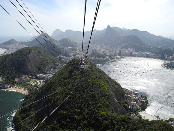 Cable car down