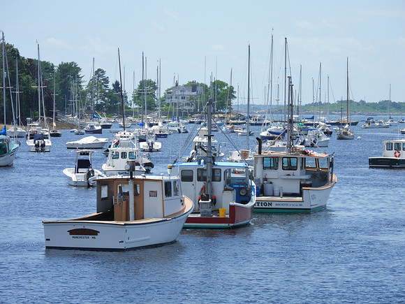 Three boats ready to go