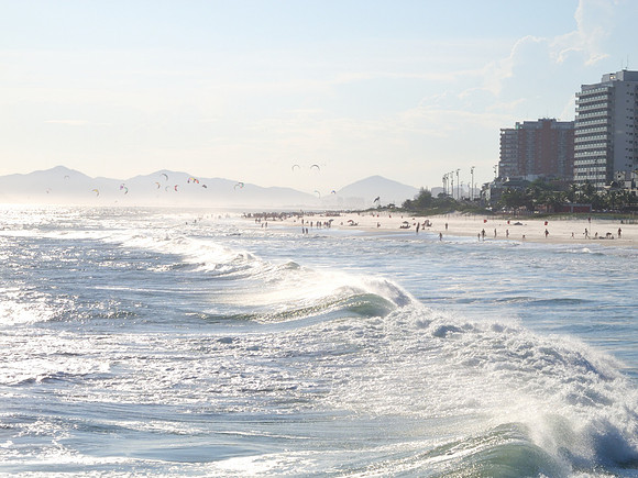 waves coming in